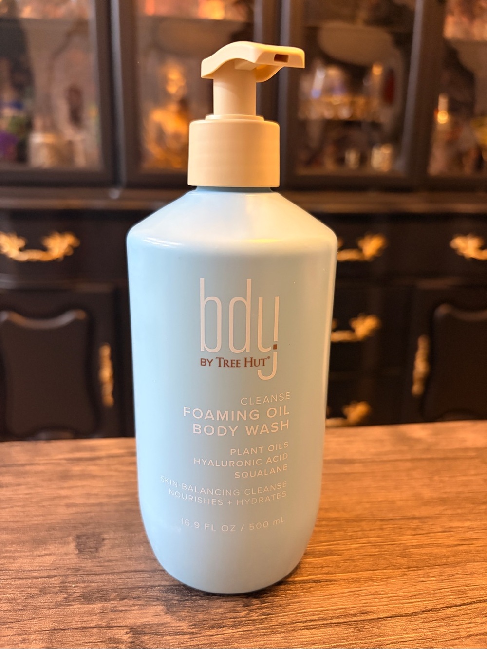TREE HUT-CLEANSE
FOAMING OIL BODY WASH,PLANT OILS
HYALURONIC ACID & SQUAL-16.9oz